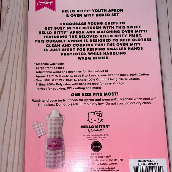 HELLO KITTY Youth Apron - Picture 2 of 4